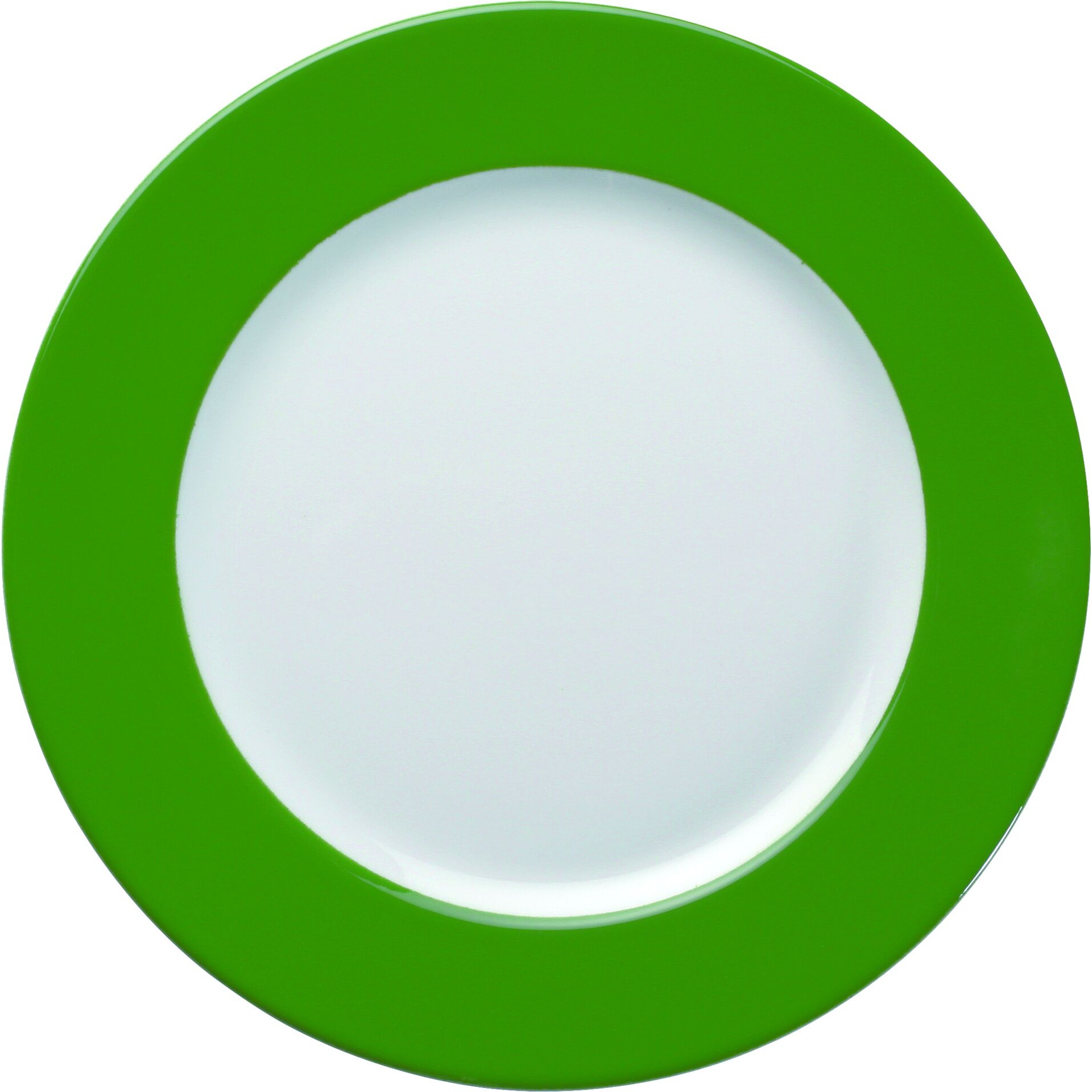 Teller flach 21,5cm grün